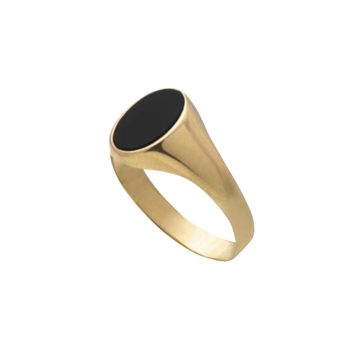 The Oval Gold Signet Ring
