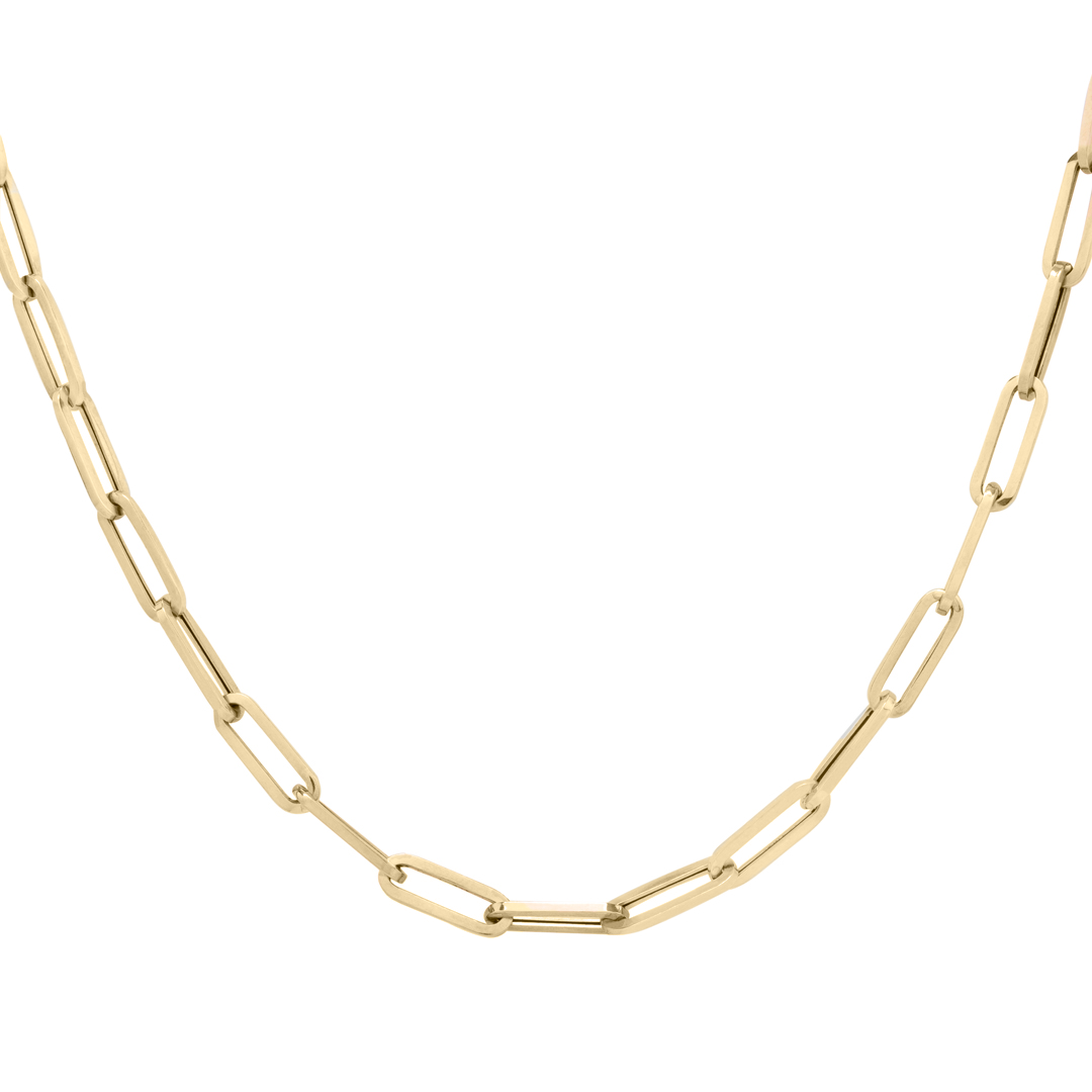 Cadena de oro de 14 quilates tipo Link chain de eslavones de Leonora Gold