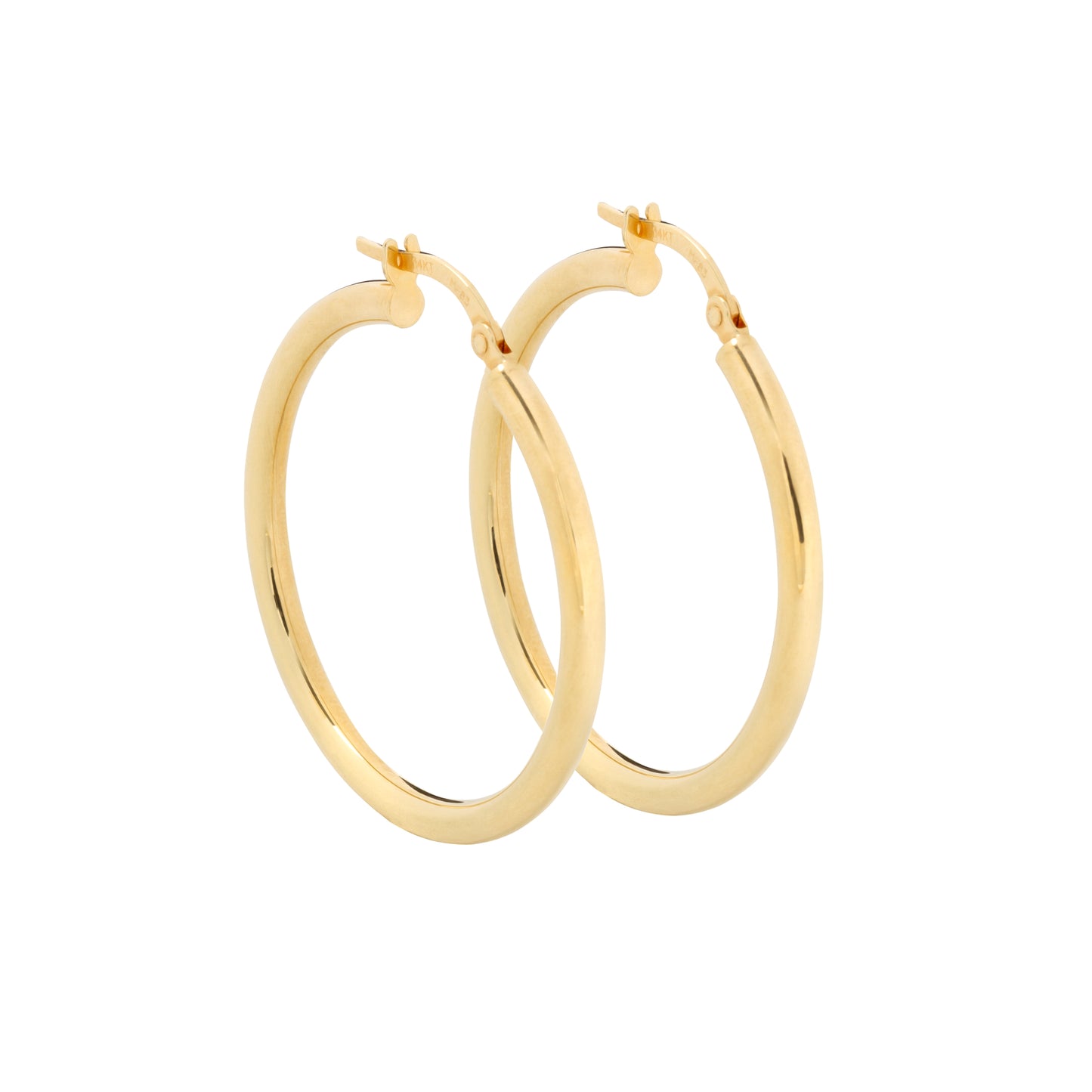 The Tubes Gold Hoops